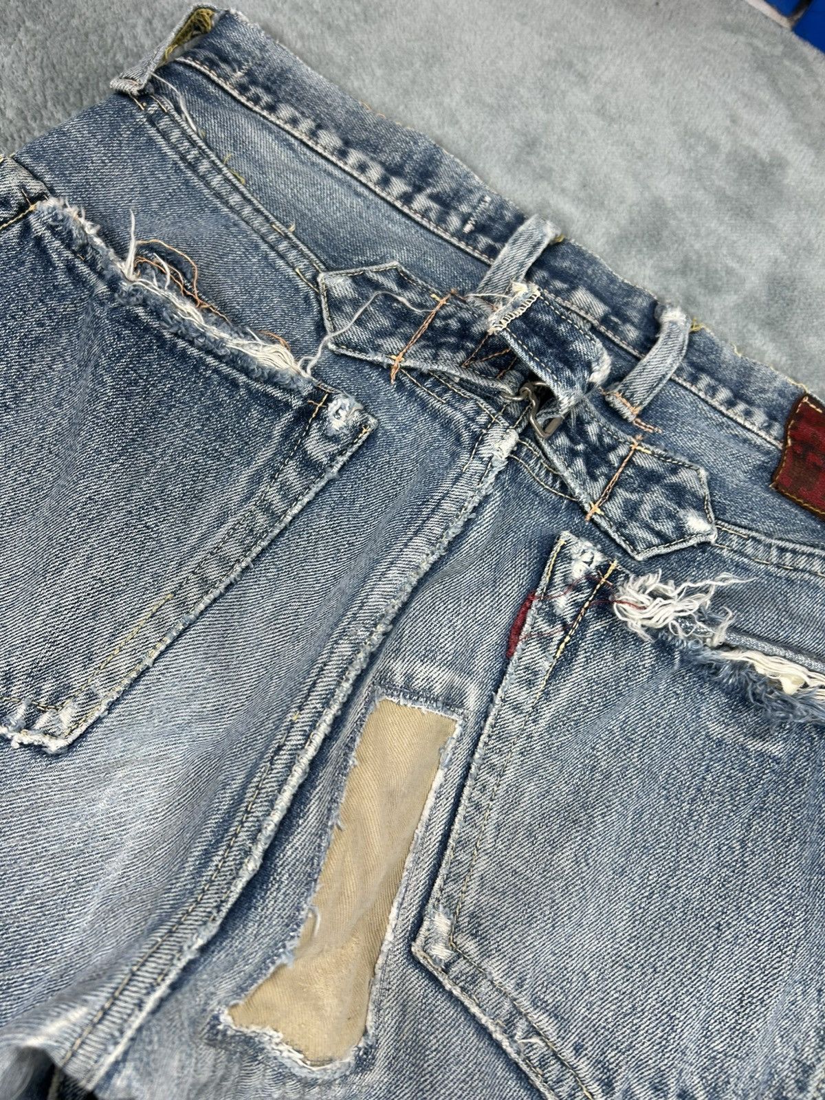 Kapital Kapital Boro Distressed Patchwork Denim Jeans Size US 30 / EU 46 - 17 Thumbnail