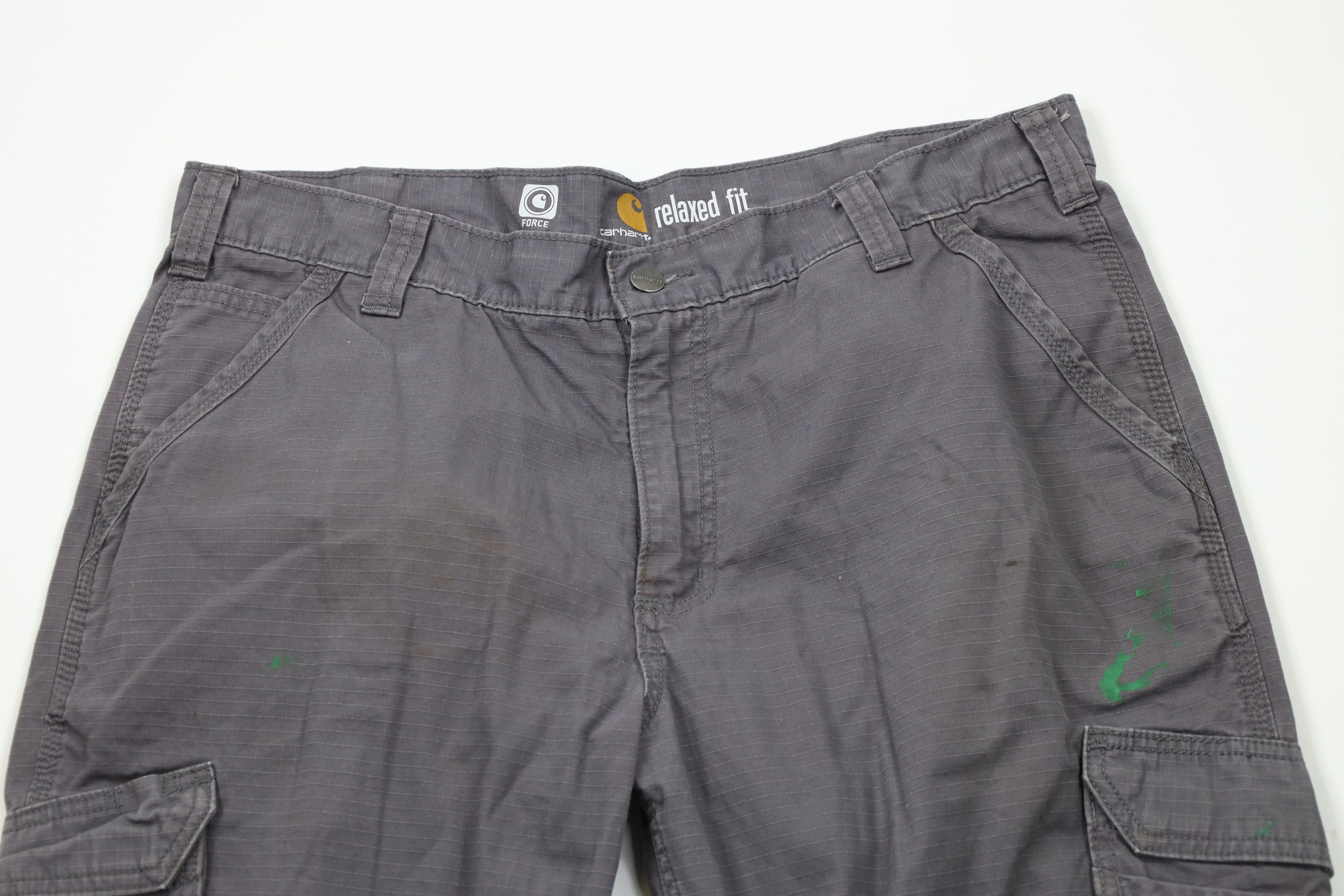 Carhartt Vintage Carhartt Relaxed Fit Ripstop Cargo Pants Gray Size US 38 / EU 54 - 2 Thumbnail