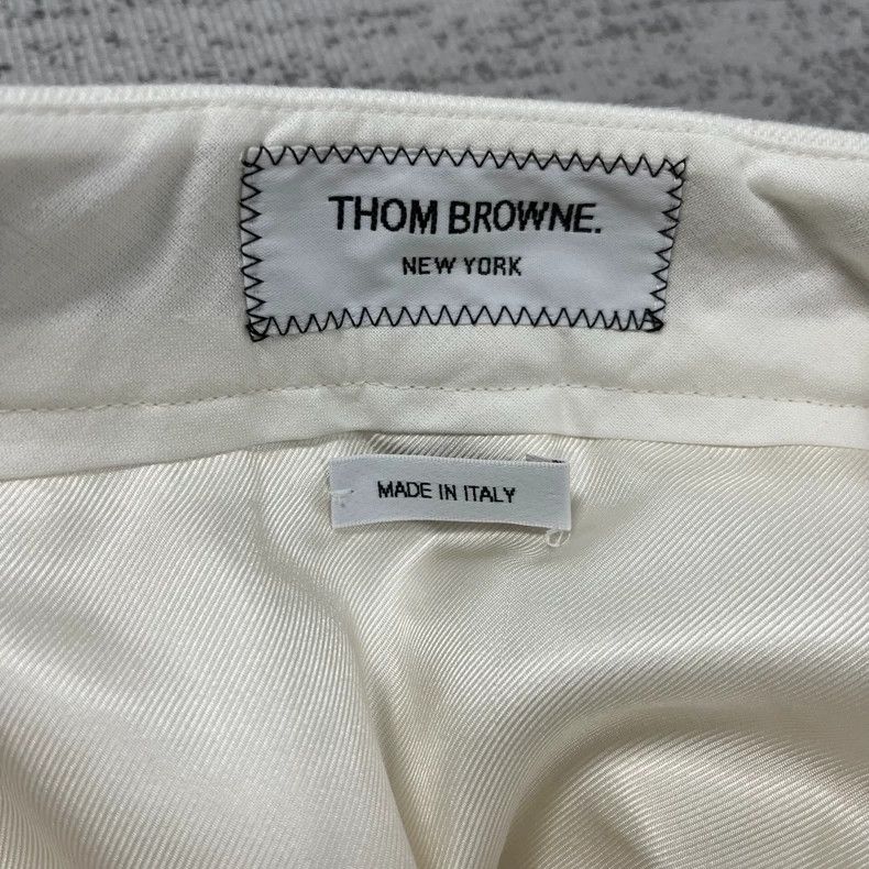 Thom Browne Thom Browne White pleated skirt Size 26" / US 2 / IT 38 - 3 Thumbnail
