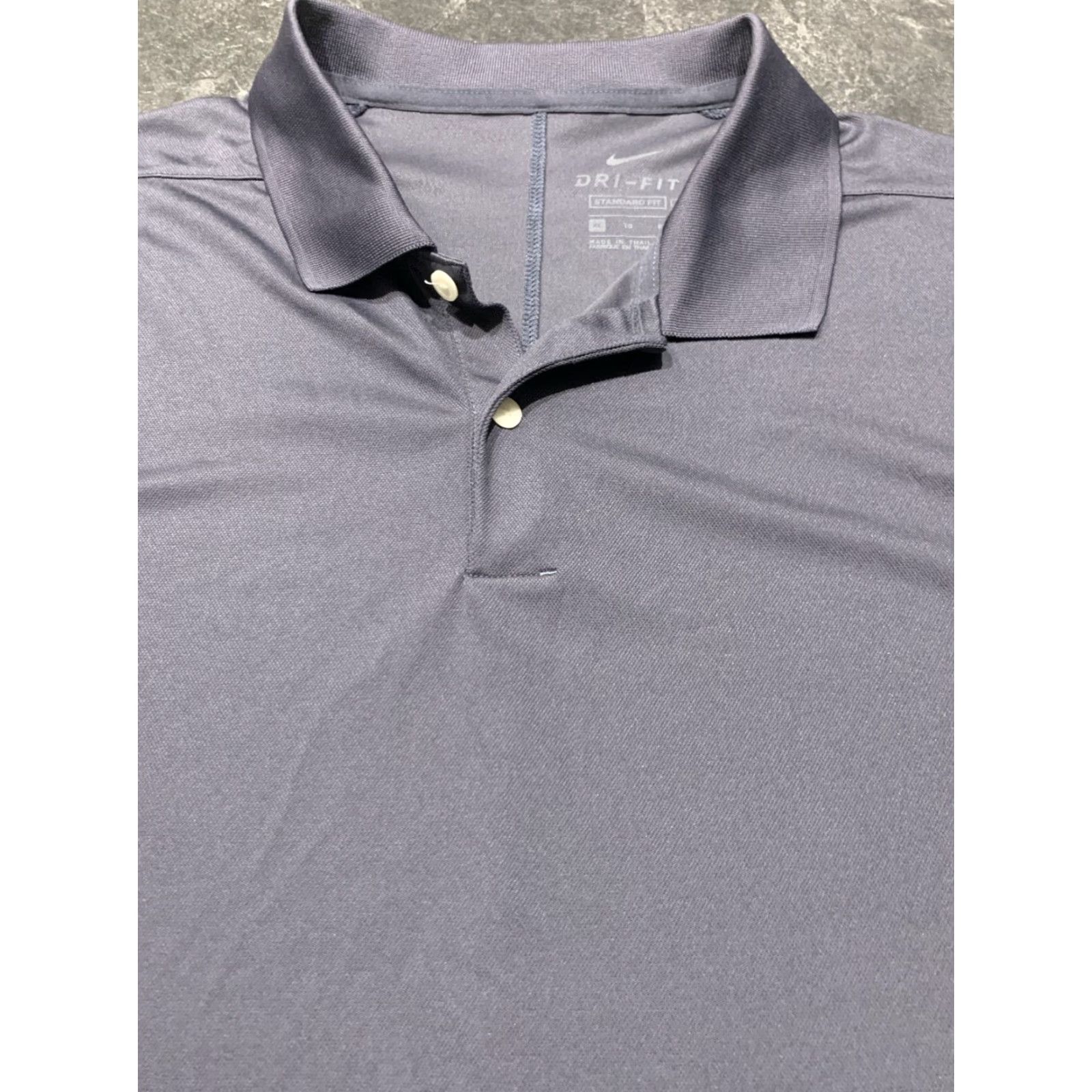Nike NIKE Athletic Fit XL Gray Polo Shirt Mens Size US XL / EU 56 / 4 - 3 Thumbnail