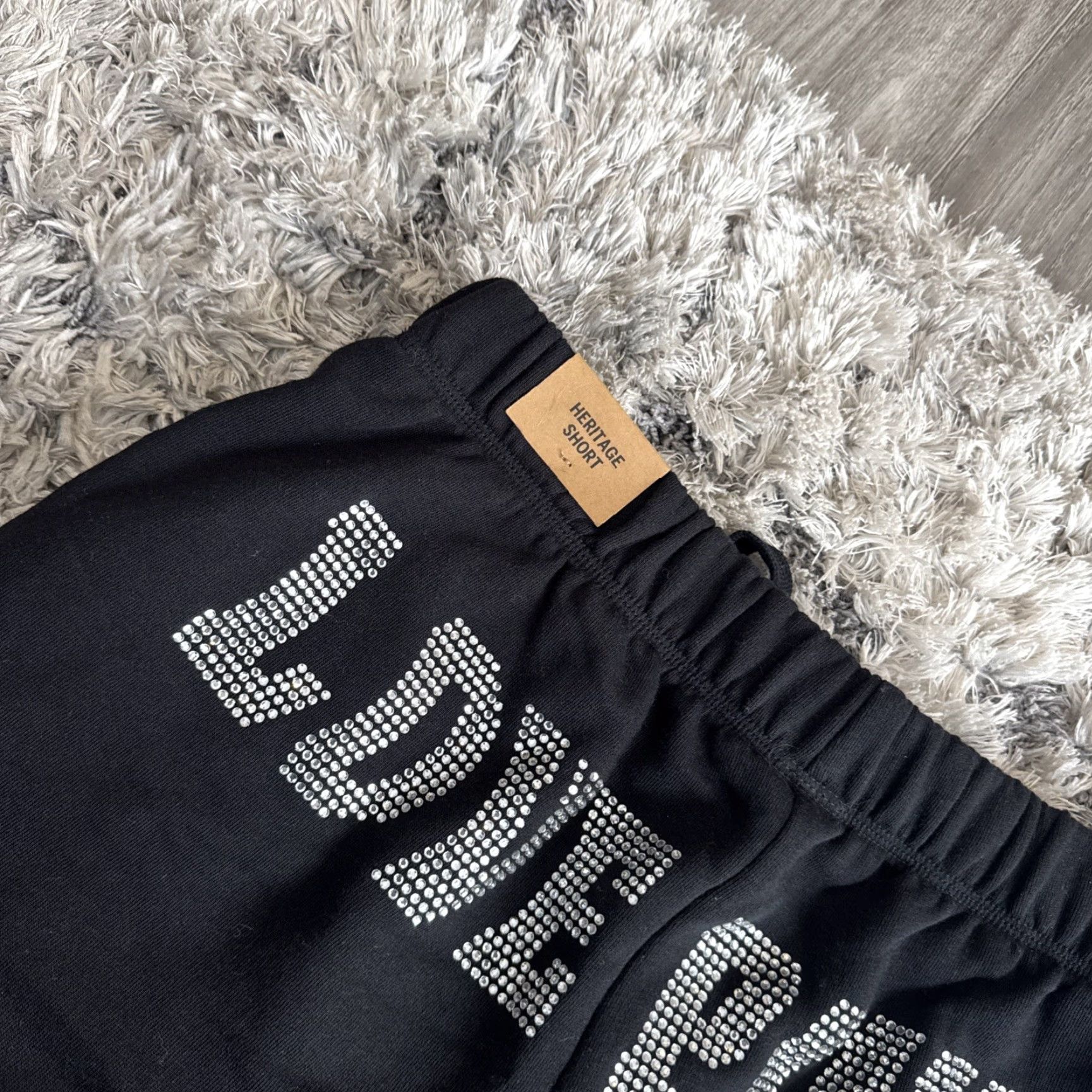 Victoria's Secret VINTAGE Victoria's Secret Love Pink Heritage Shorts S Womens Black Bedazzled RARE BNWT Size 28" / US 6 / IT 42 - 3 Thumbnail