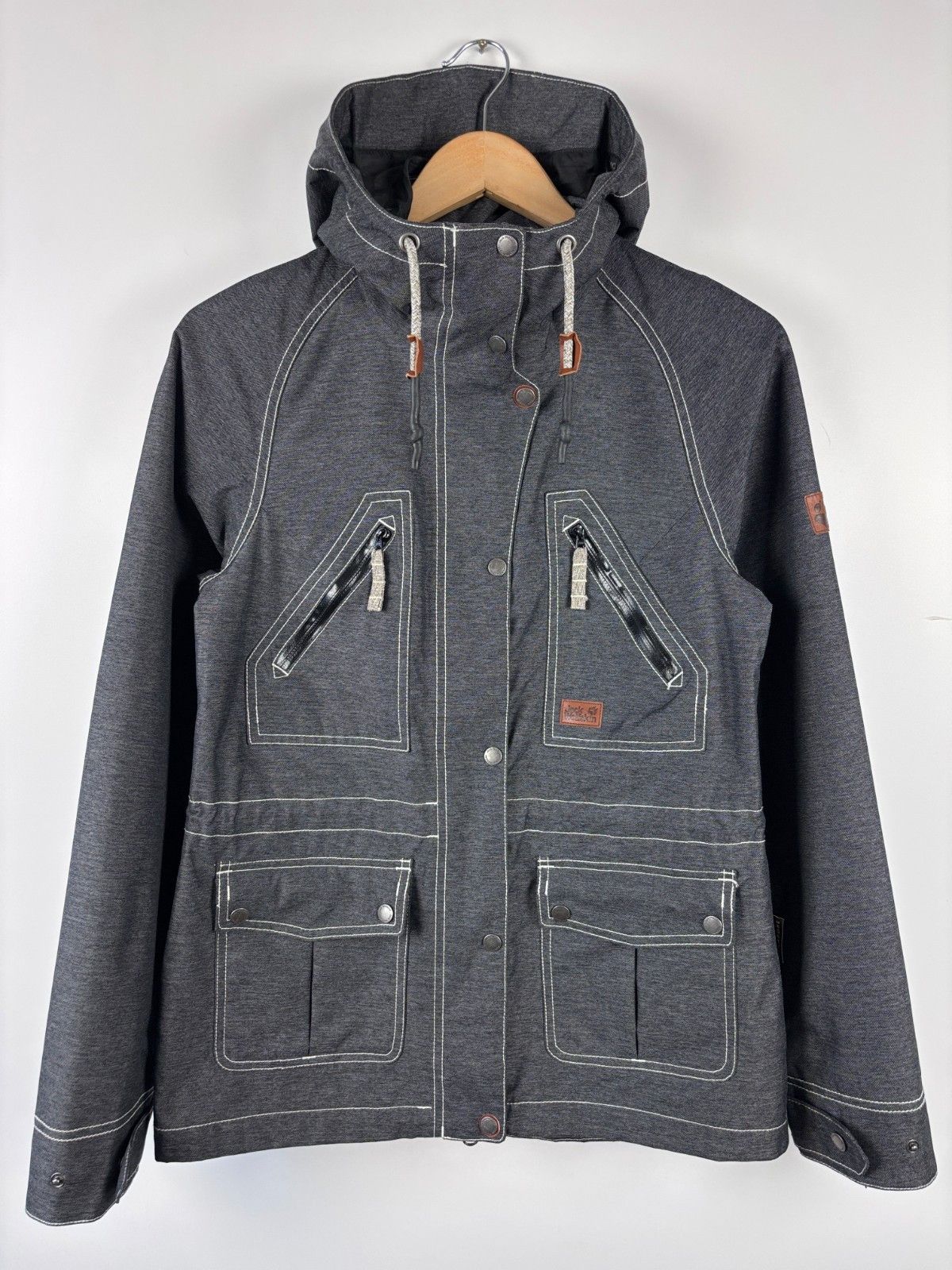 Jack Wolfskin Jack Wolfskin Texapore Hooded Jacket Hiking Outdoor Size S Size S / US 4 / IT 40 - 1 Thumbnail