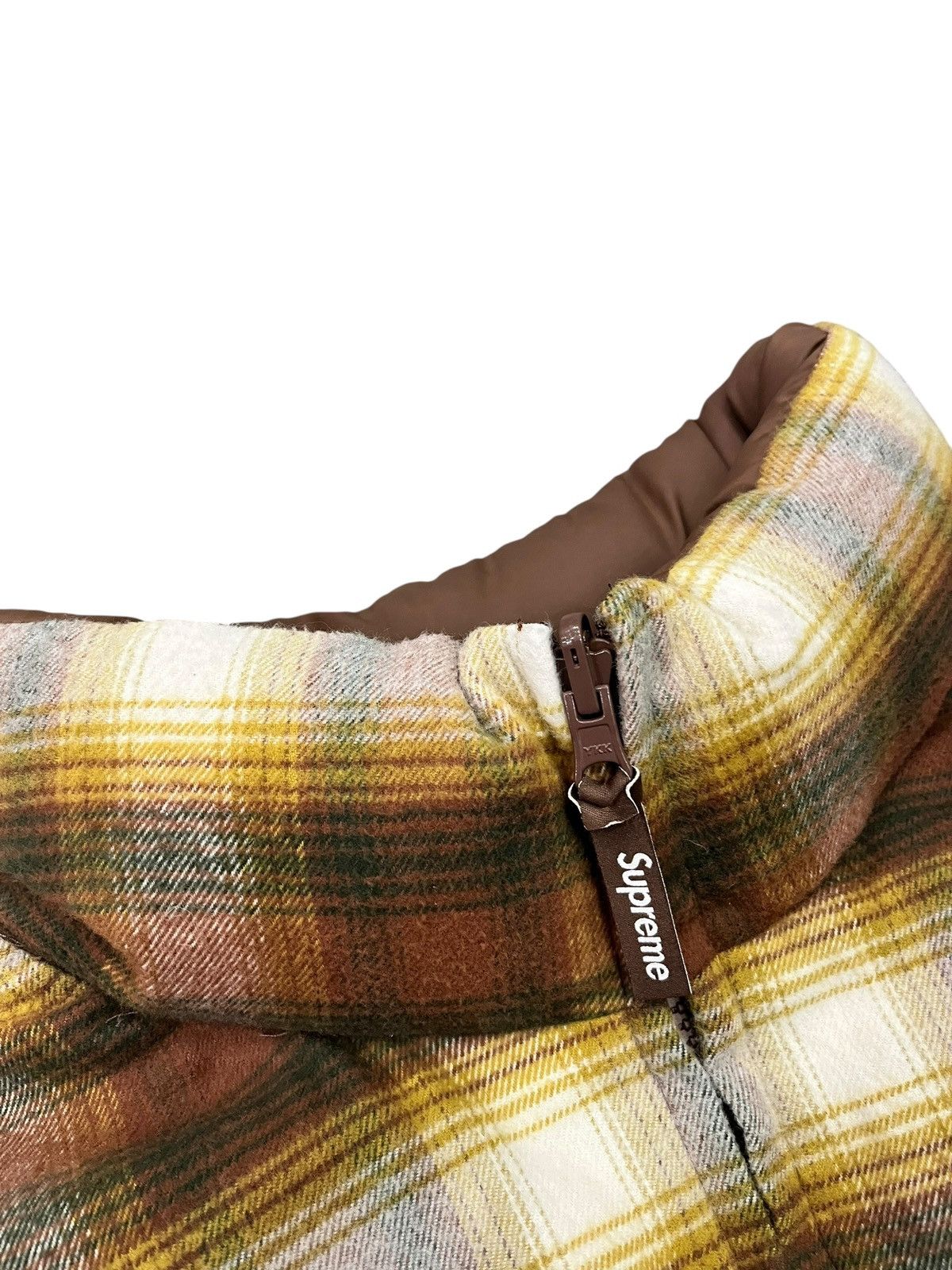 Supreme Supreme Brown Plaid Reversible Puffer Jacket Size US L / EU 52-54 / 3 - 5 Thumbnail