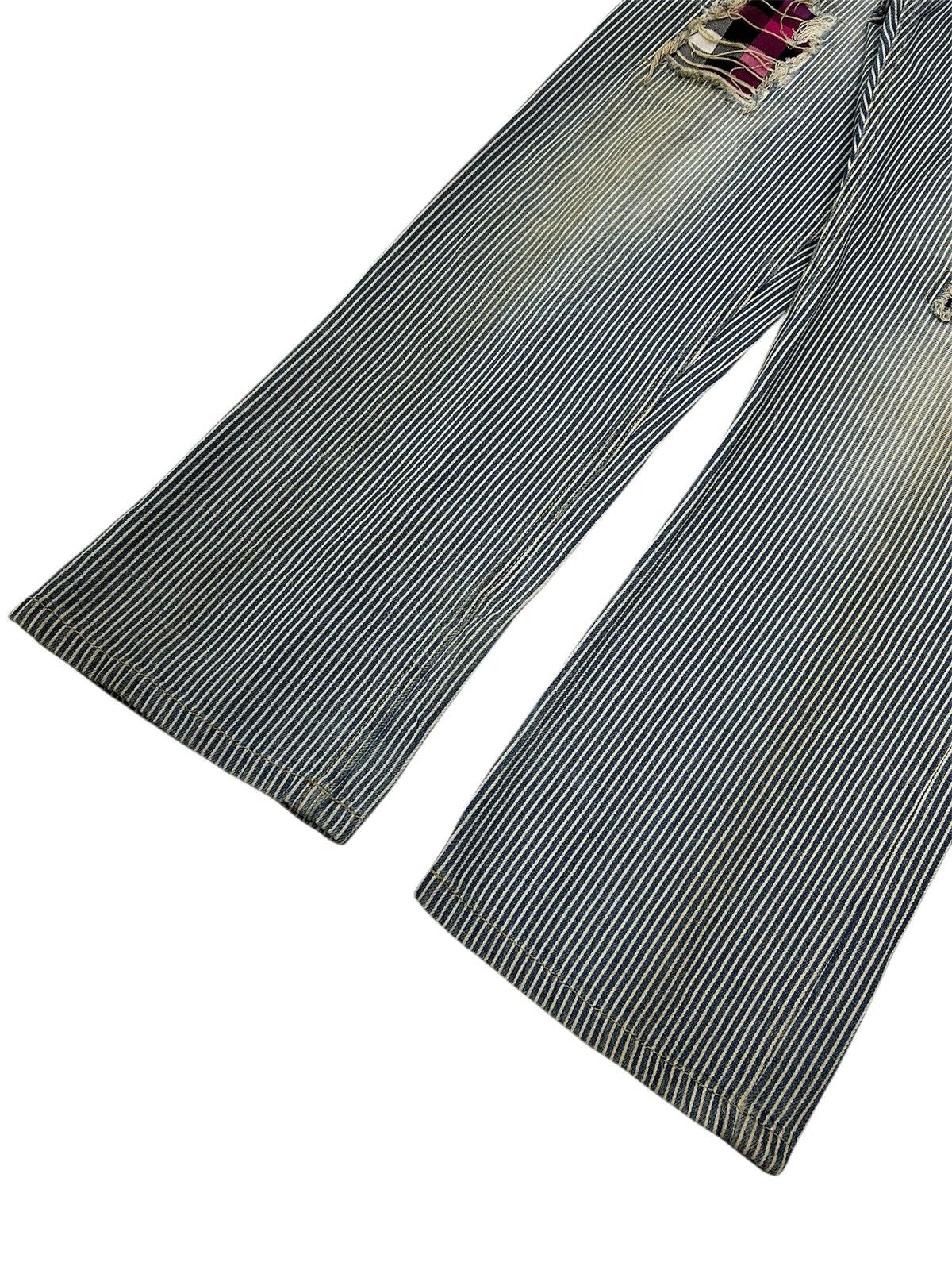 Japanese Brand Japanese Hickory Denim With Punk Motifs Lining Distressed Size US 36 / EU 52 - 8 Thumbnail
