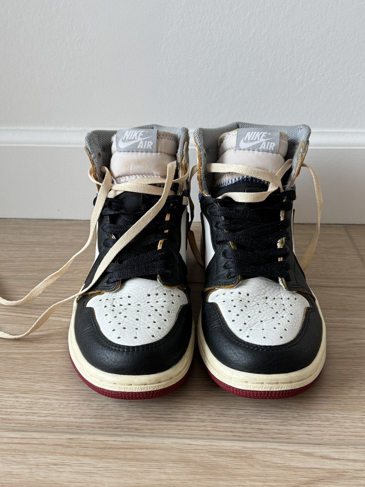 Jordan Brand Union Jordan 1 Black Toe Neutral Grey Size US 6.5 / EU 39-40 - 2 Thumbnail