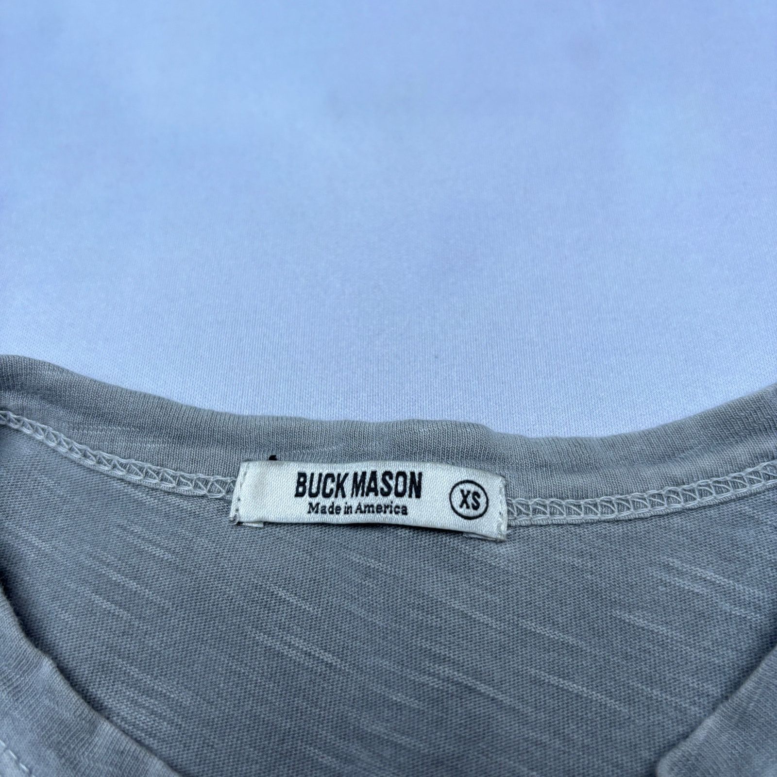 Buck Mason Buck Mason Slub Curved Hem T Shirt Men's XS Americana Size US XS / EU 42 / 0 - 6 Thumbnail