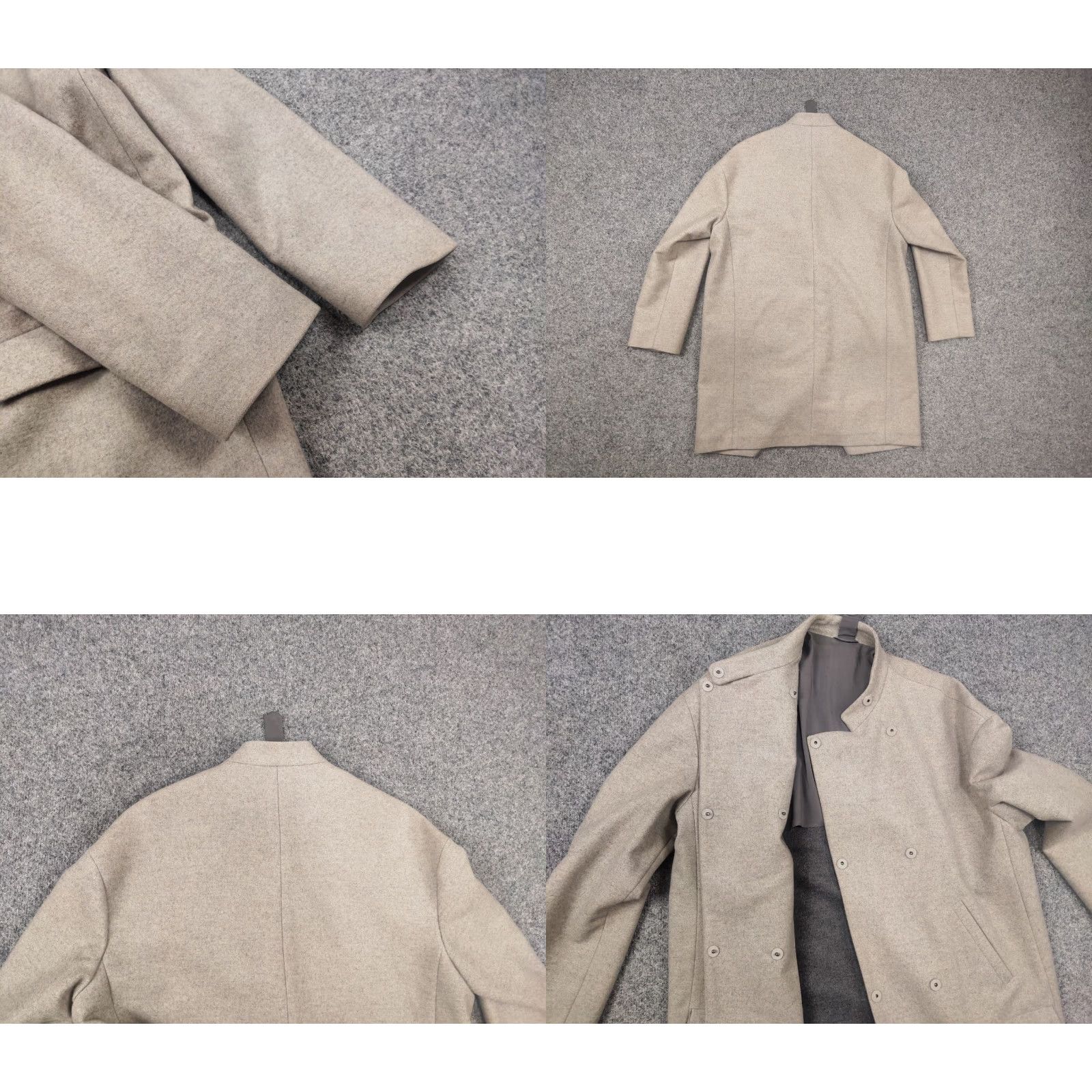 Brunello Cucinelli Brunello Cucinelli Wool Cashmere Blend Women’s Beige Coat Mid Jacket Coat Size M / US 6-8 / IT 42-44 - 8 Thumbnail