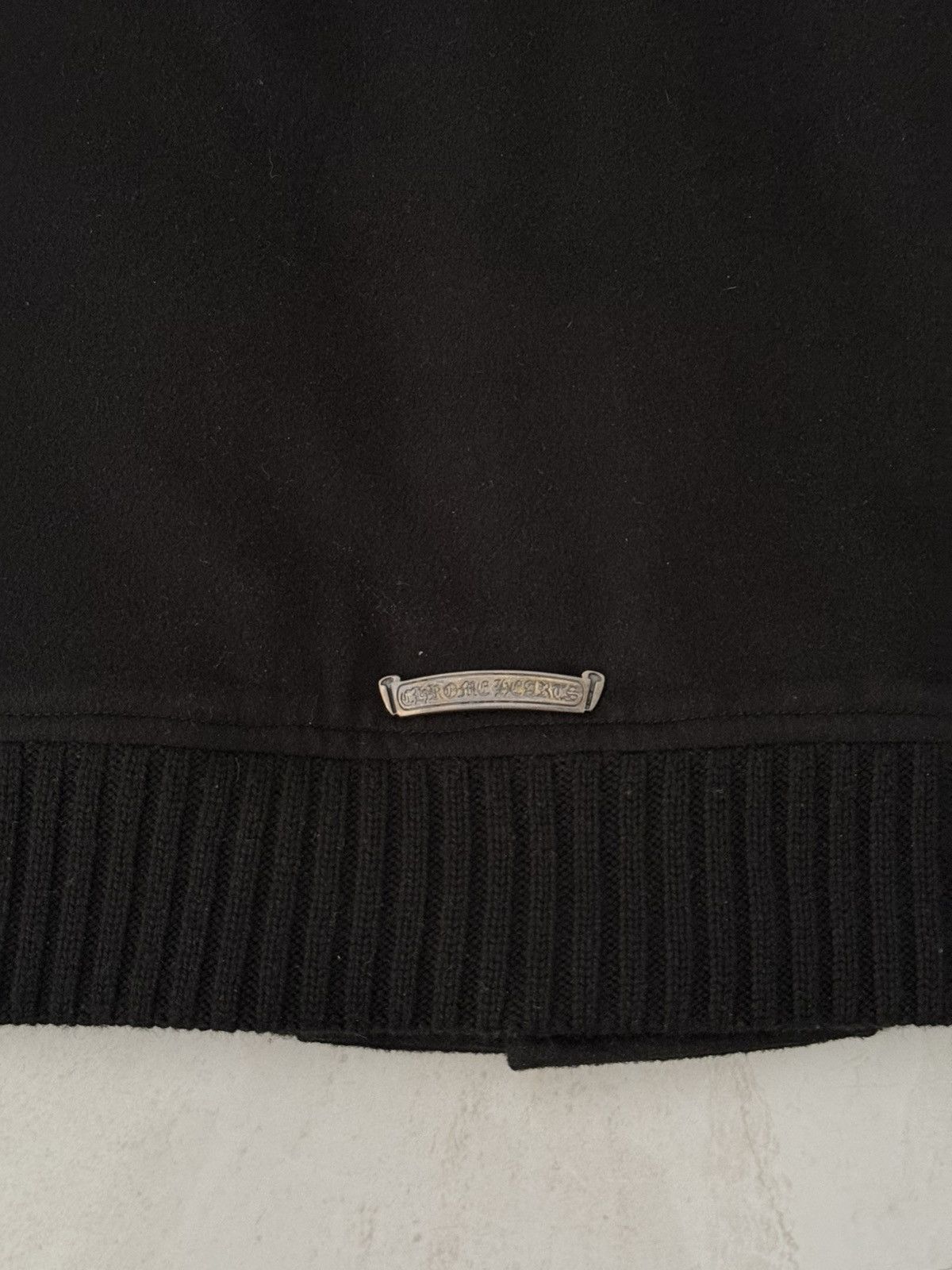 Chrome Hearts *RARE* Chrome Hearts Leather Patched Varisity Jacket Sz. M Size US M / EU 48-50 / 2 - 6 Thumbnail