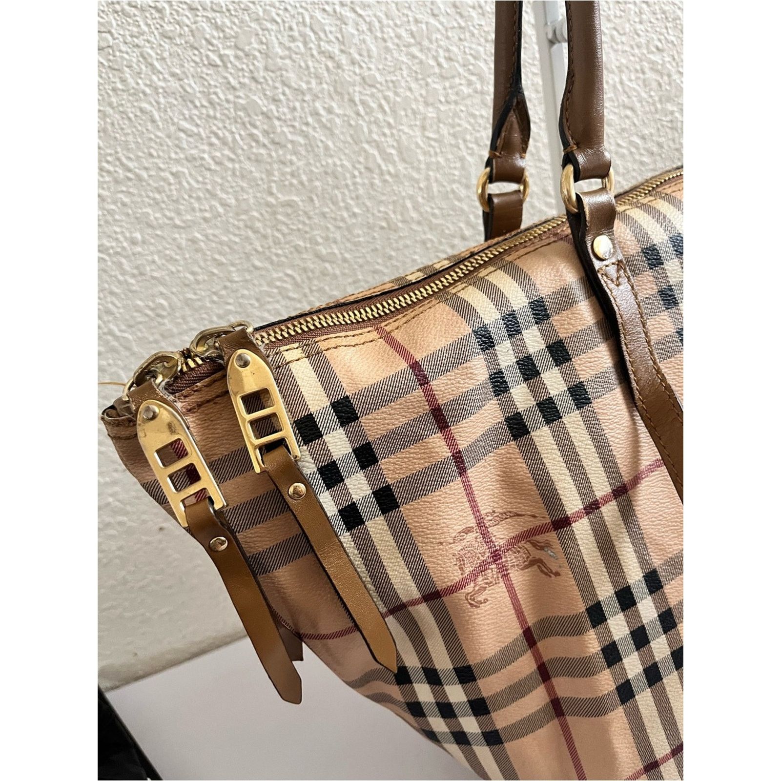 Burberry Burberry Haymarket Canterbury tote bag Size ONE SIZE - 2 Thumbnail
