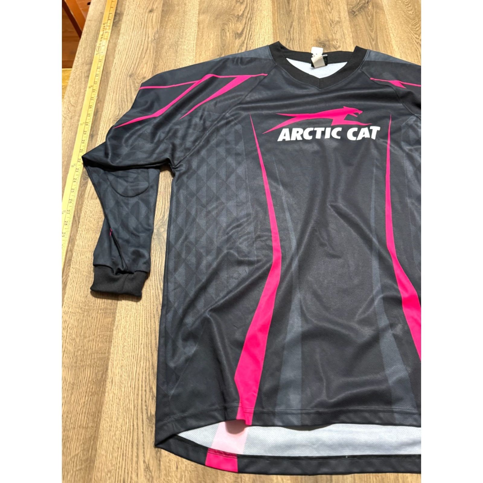 Vintage Arcticwear Shirt Men's 3XL Black Pink Long Sleeve Logo Print Shirt Size US XXL / EU 58 / 5 - 3 Thumbnail