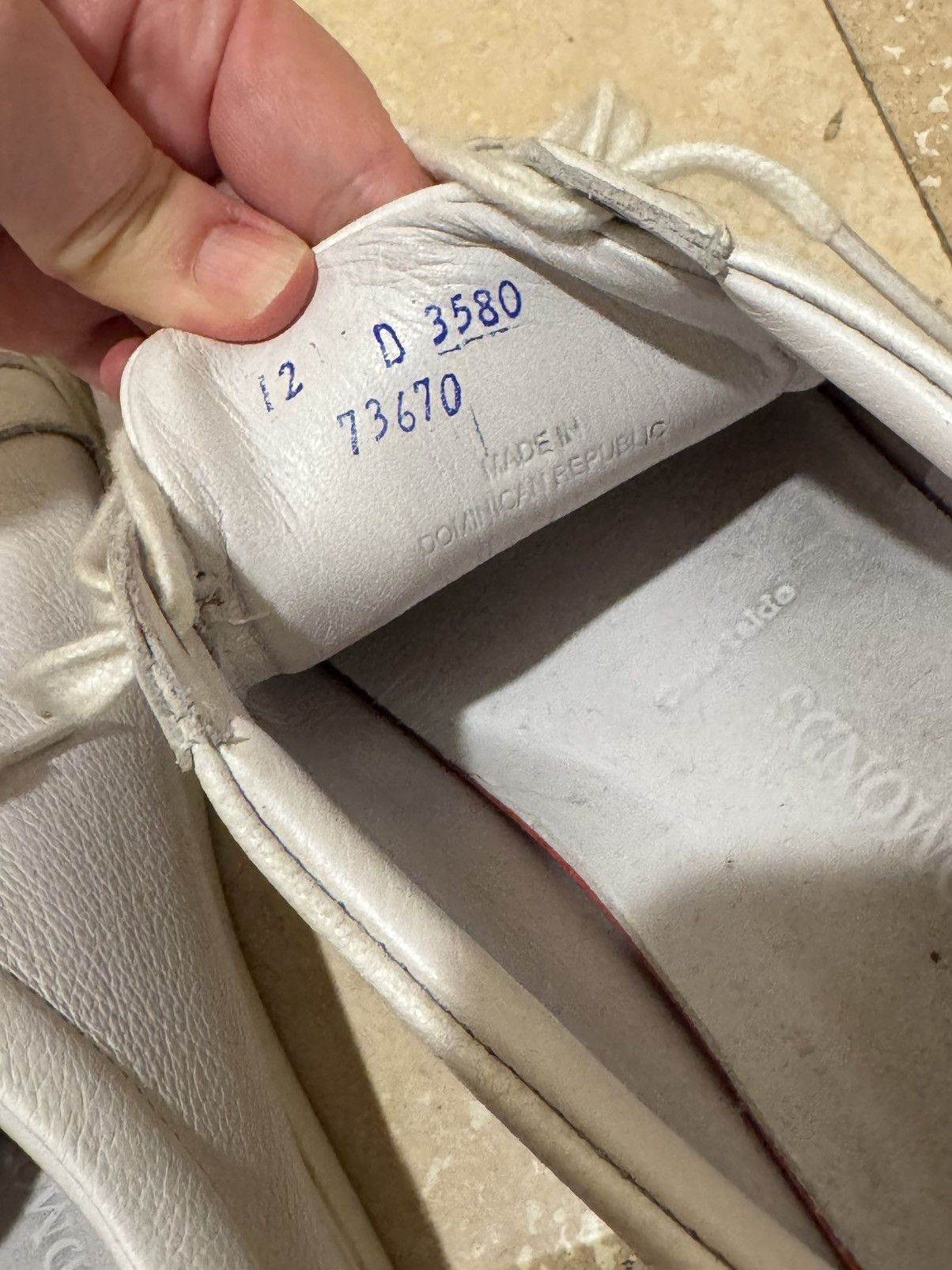 Allen Edmonds white leather Allen Edmonds men's sneakers Size US 12 / EU 45 - 6 Thumbnail