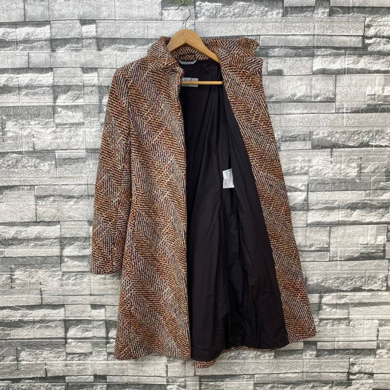 Max Mara MAX MARA TWEED KNITTED LONG COAT Size XS / US 0-2 / IT 36-38 - 12 Thumbnail