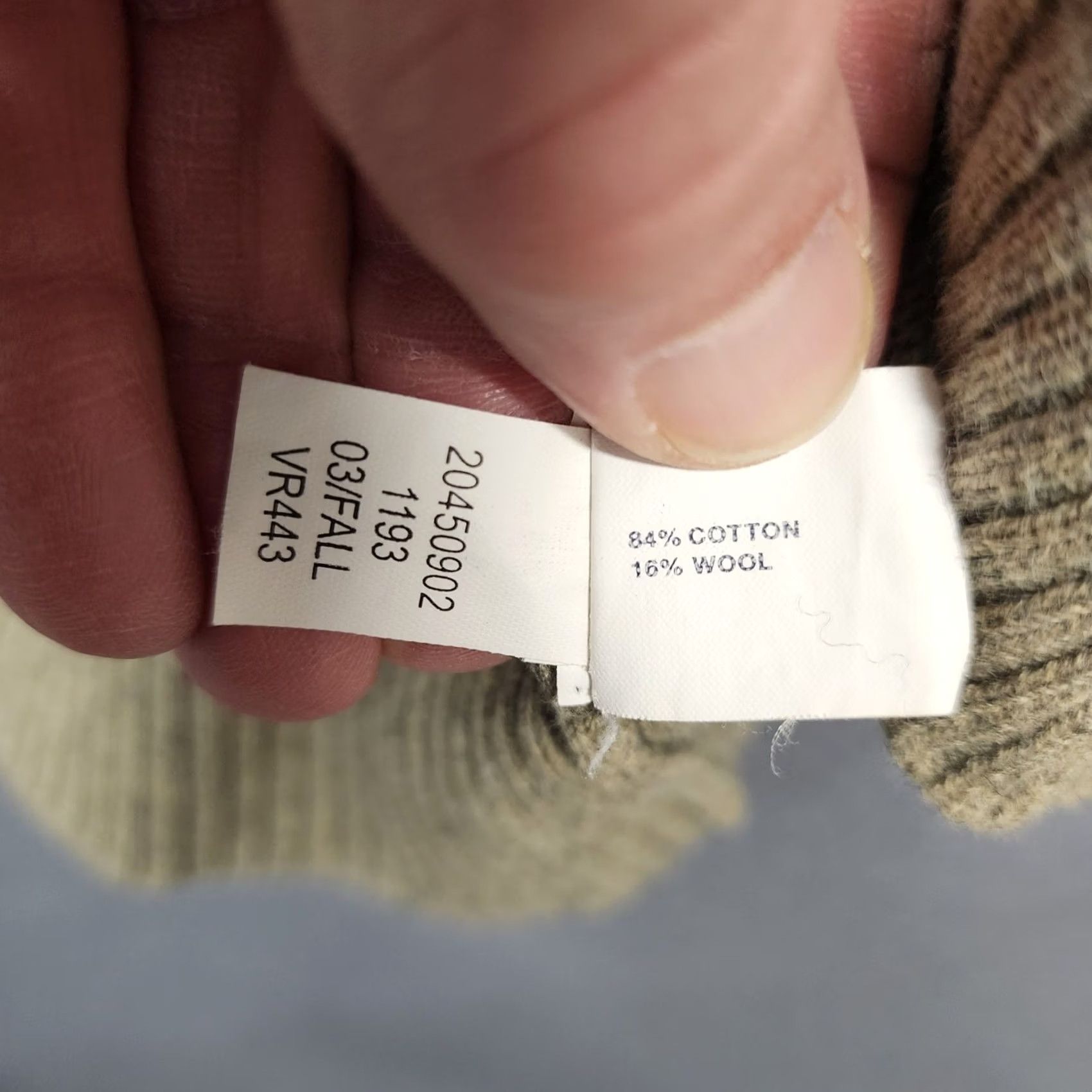 Gap VINTAGE Gap Sweater Mens XL Cotton Wool Blend V Neck Green Heathered Preppy Mens Size US XL / EU 56 / 4 - 5 Thumbnail