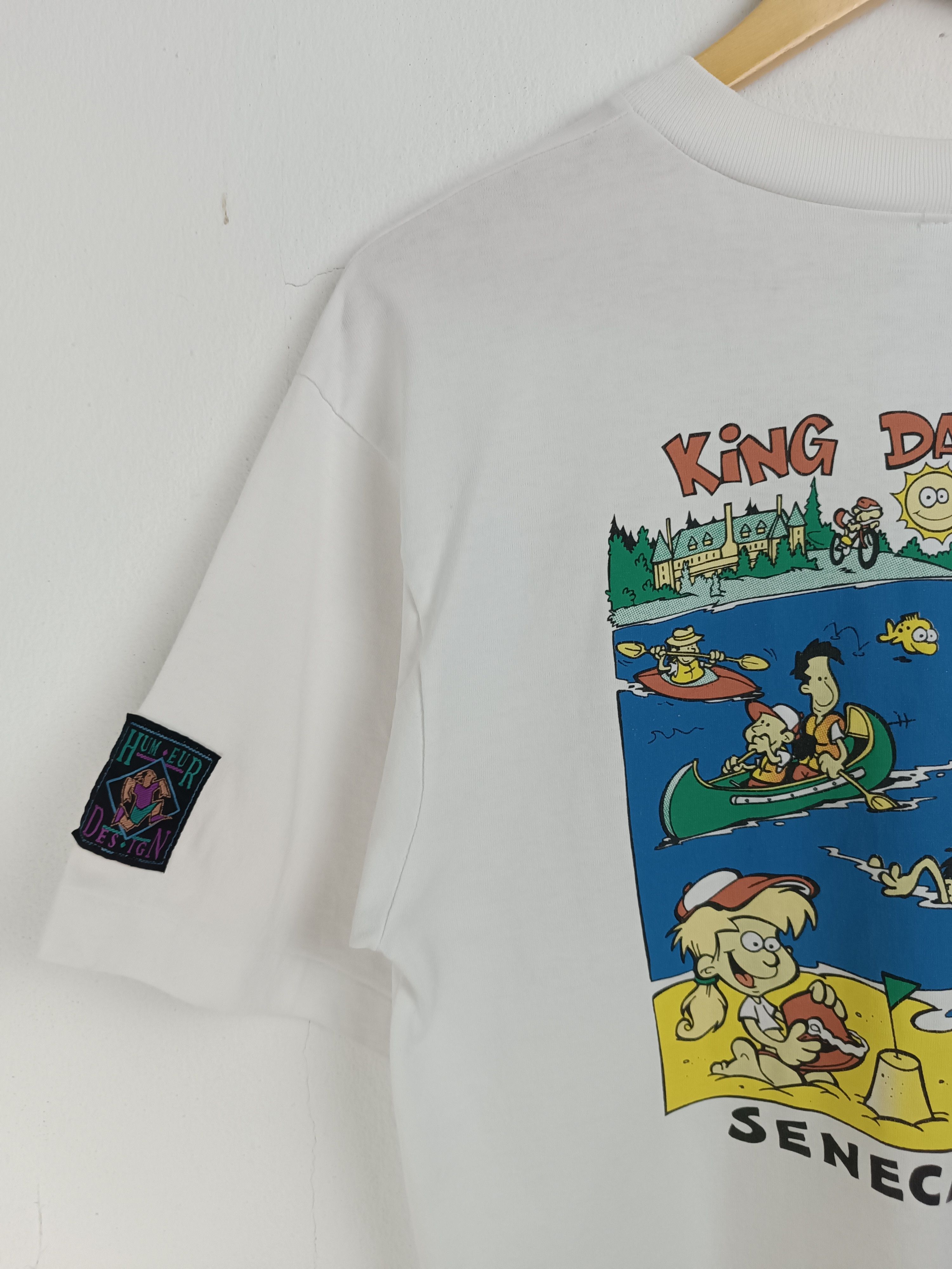 Vintage VINTAGE 90'S KING DAY CAMP SENECA COLLEGE TEE art humor Size US M / EU 48-50 / 2 - 13 Thumbnail