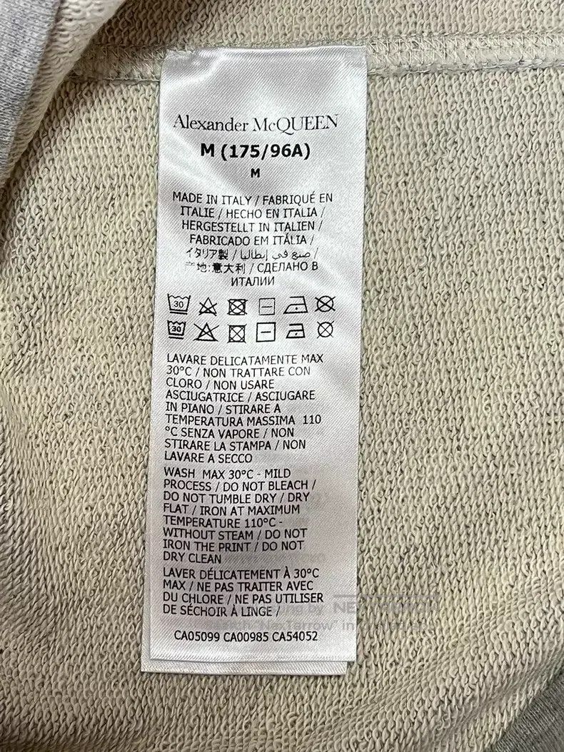 Alexander McQueen Alexander Mcqueen Gray hooded sweatshirt Size US M / EU 48-50 / 2 - 6 Thumbnail