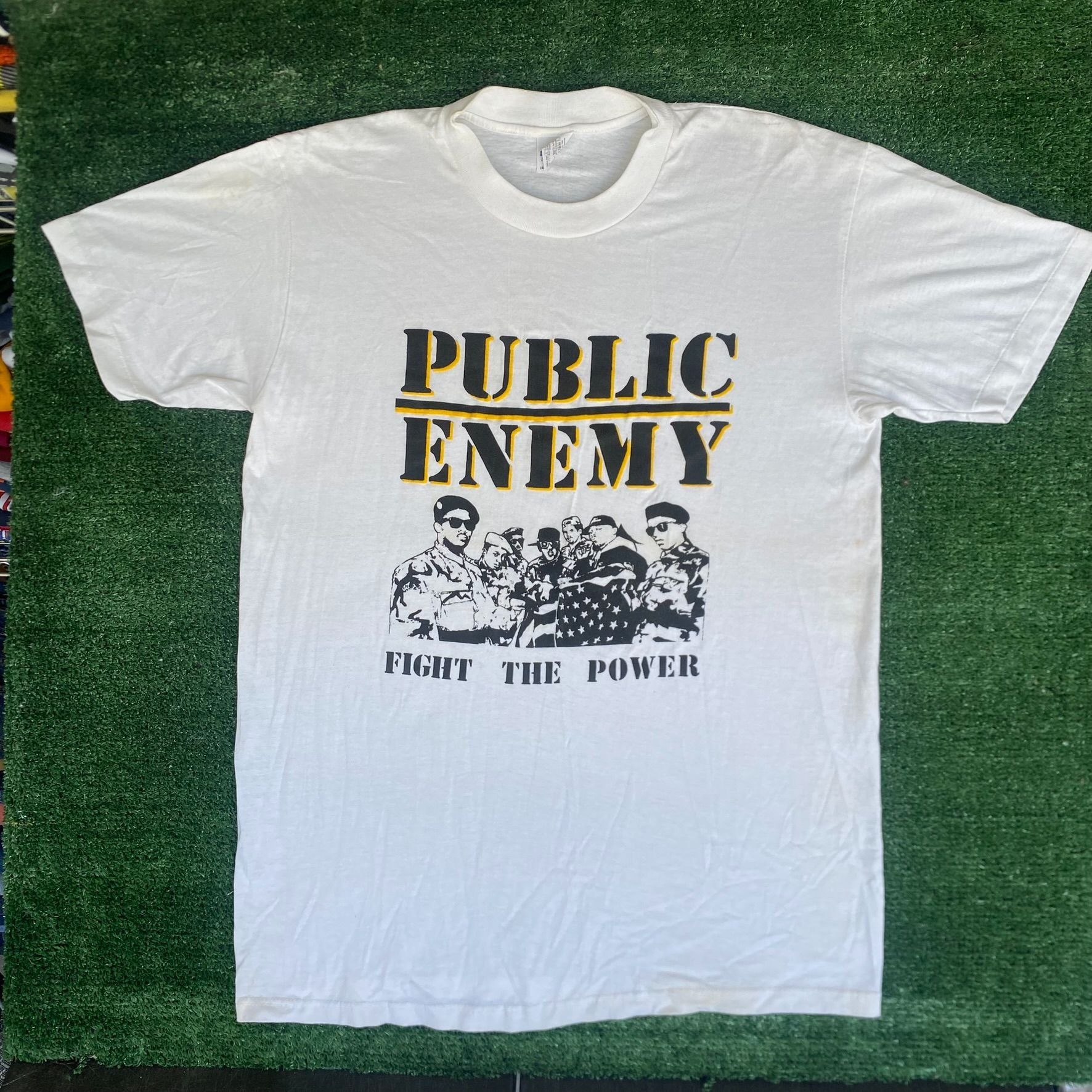 Public Enemy Vintage 90s Public Enemy Shirt Rap Hip Hop Single Stitch Tee Size US L / EU 52-54 / 3 - 1 Thumbnail