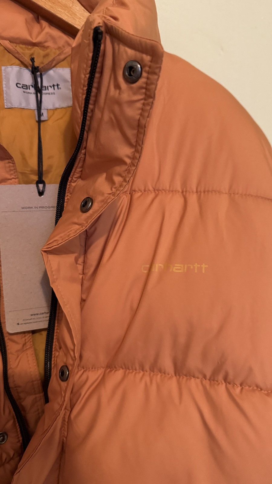 Carhartt Wip Carhartt WIP – Doville quilted jacket in yellow Size US M / EU 48-50 / 2 - 6 Thumbnail