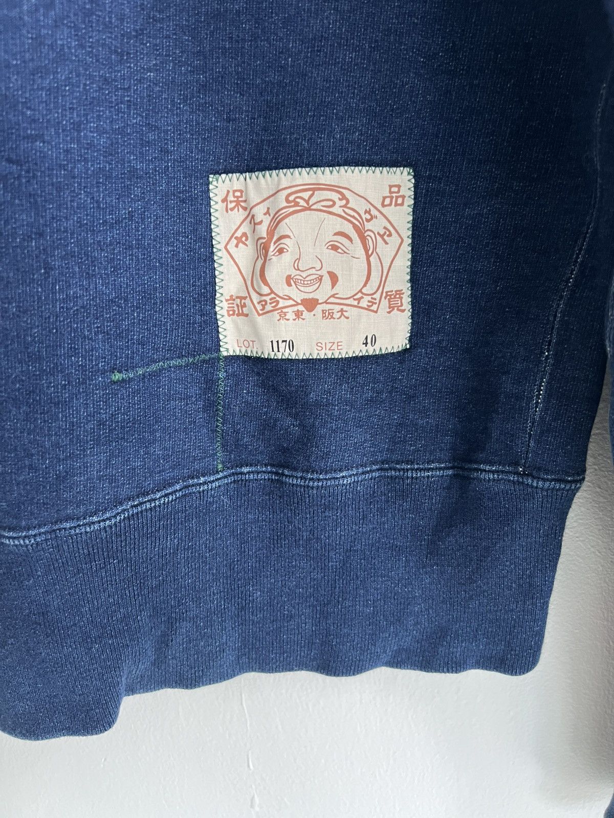 Evisu Evisu Big Sea Gull Logo Indigo Dyed Double V Trainer Sweater Size US M / EU 48-50 / 2 - 6 Thumbnail