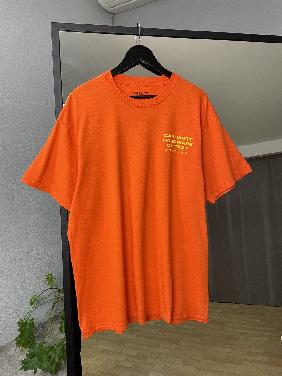 Carhartt × Heron Preston Vintage Y2K Carhartt Work Hardware Detroit Orang Tee T-shirt Size US XL / EU 56 / 4 - 3 Thumbnail