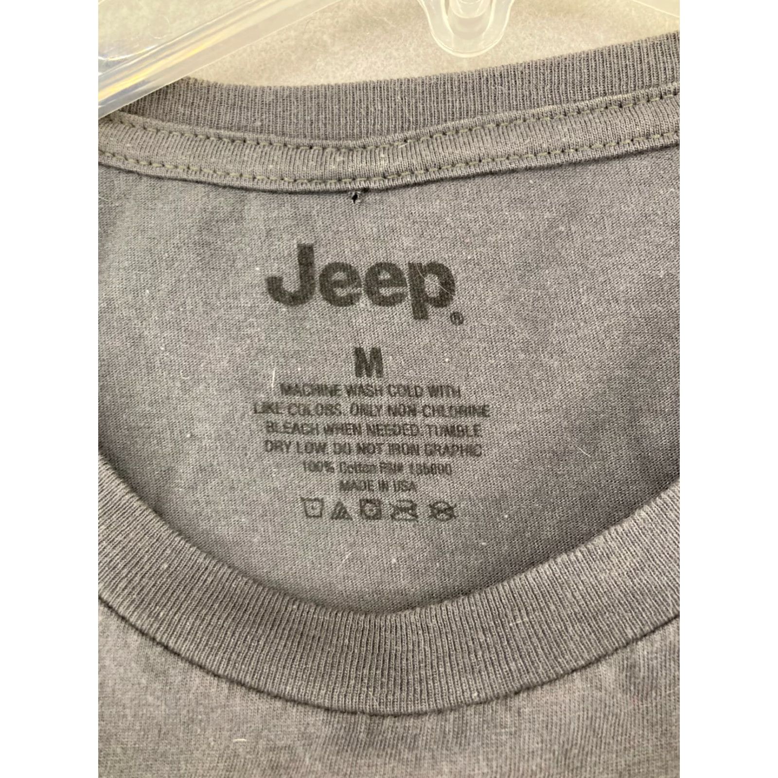 Jeep Jeep Moon Graphic T-Shirt Mens M Gray Short Sleeve Crew Neck Athletic Tee Size US M / EU 48-50 / 2 - 6 Thumbnail