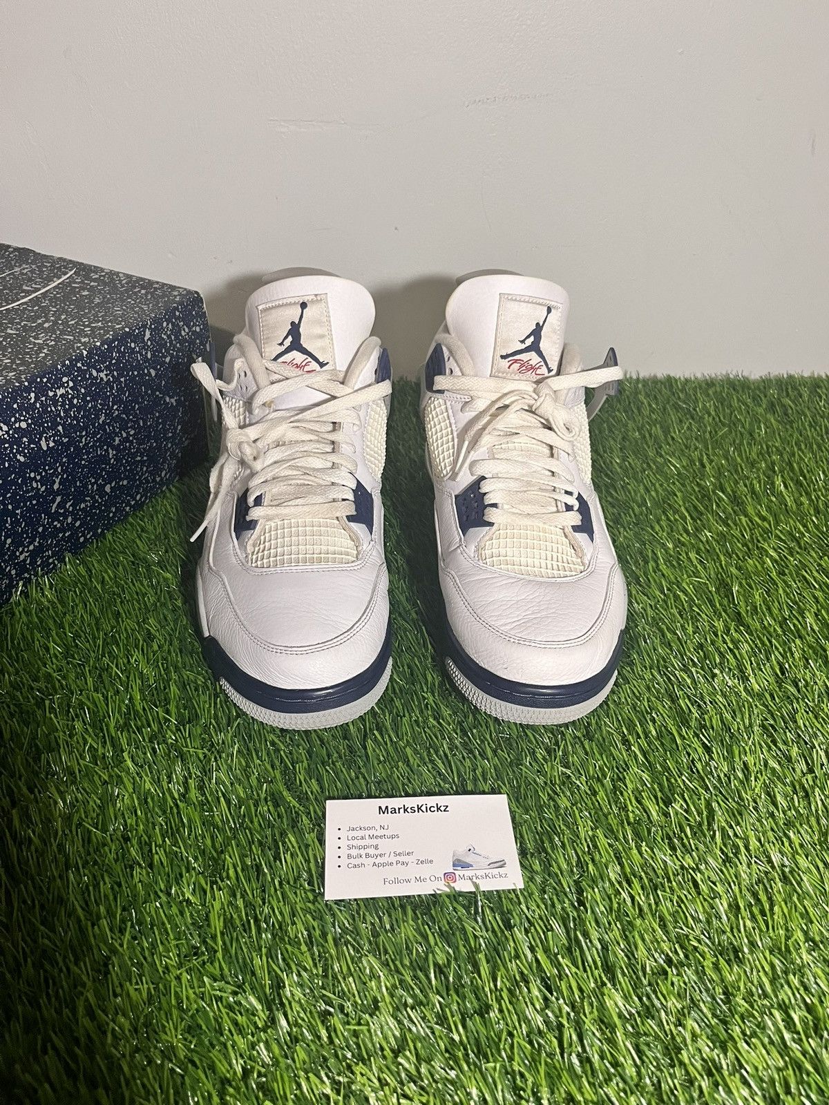 Jordan Brand air jordan 4 retro midnight navy size 13 Size US 13 / EU 46 - 2 Thumbnail