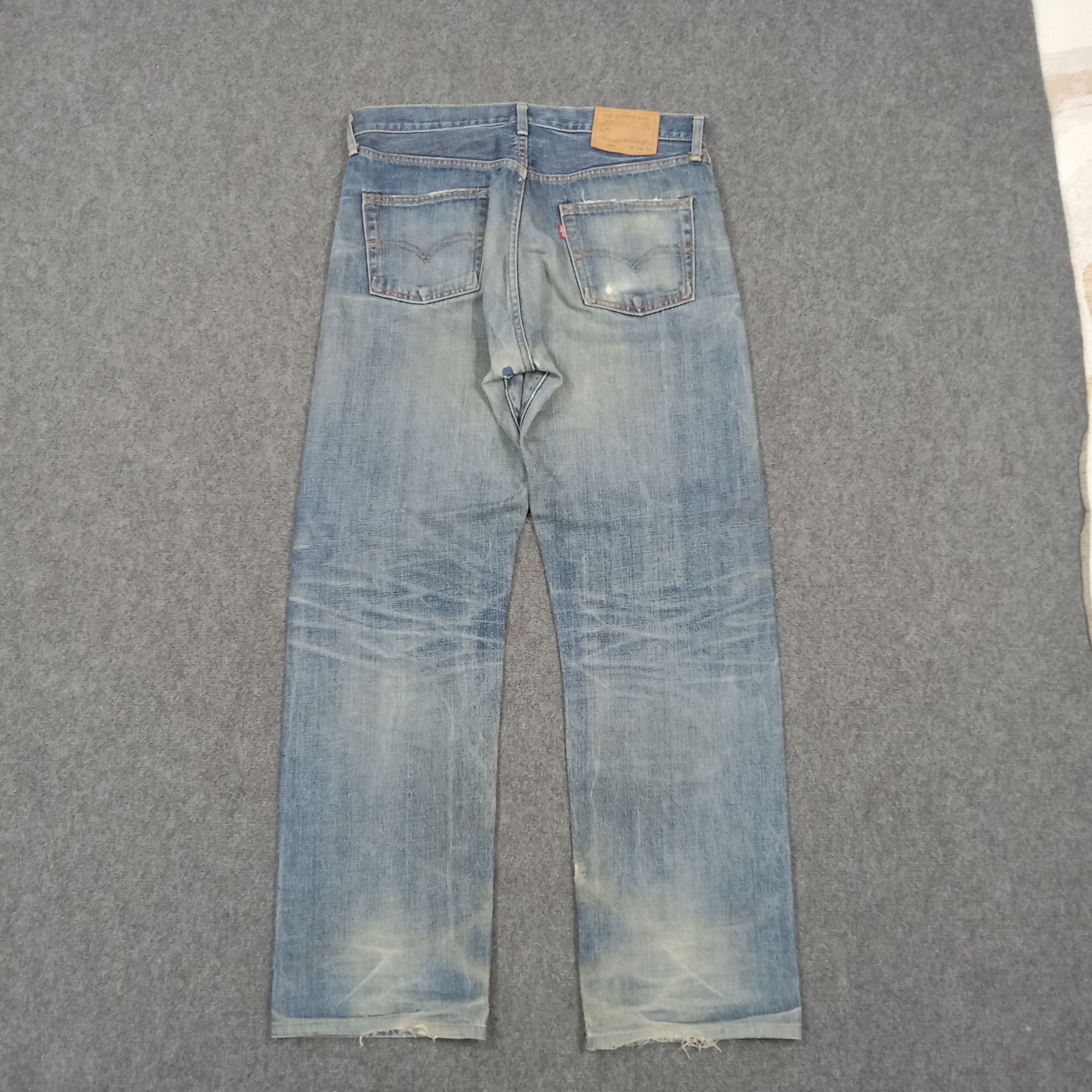 Levi's Levi's 502 Big E Selvedge Distressed 90's Denim Jeans E1A33 Size US 34 / EU 50 - 5 Thumbnail
