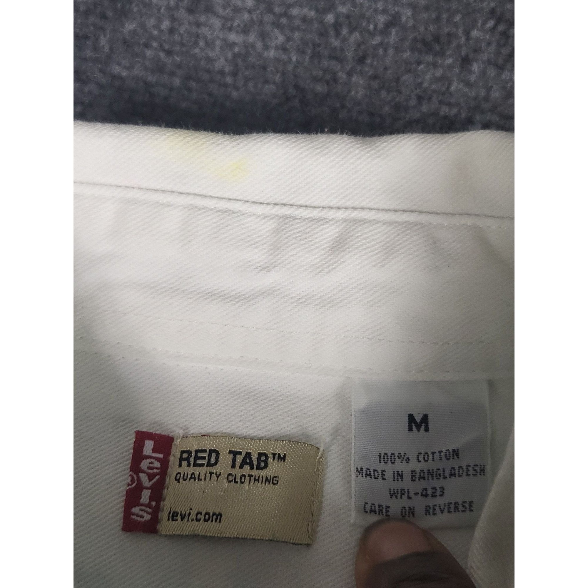 Levi's Levis Red Tab Cotton Paint Shirt Women Sz M Artistic Design Size M / US 6-8 / IT 42-44 - 4 Thumbnail