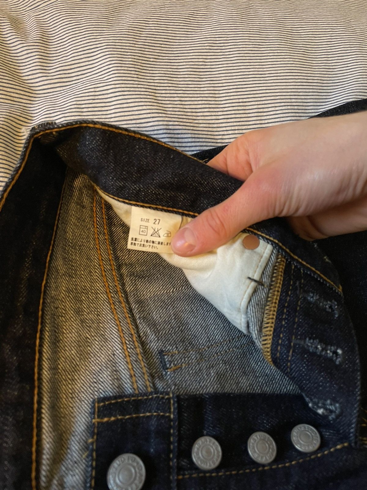 Japanese Brand × Studio D'Artisan Studio D’artisan SDL 703 Selvedge Denim Size 27" / US 4 / IT 40 - 6 Thumbnail