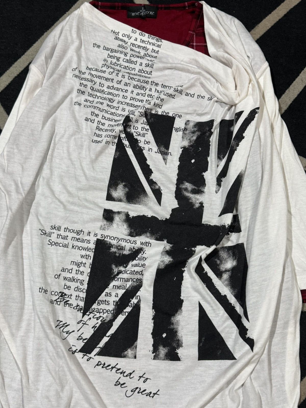 If Six Was Nine England Poem Double Layers Not Alone Long Sleeve Japanese Size US L / EU 52-54 / 3 - 3 Thumbnail