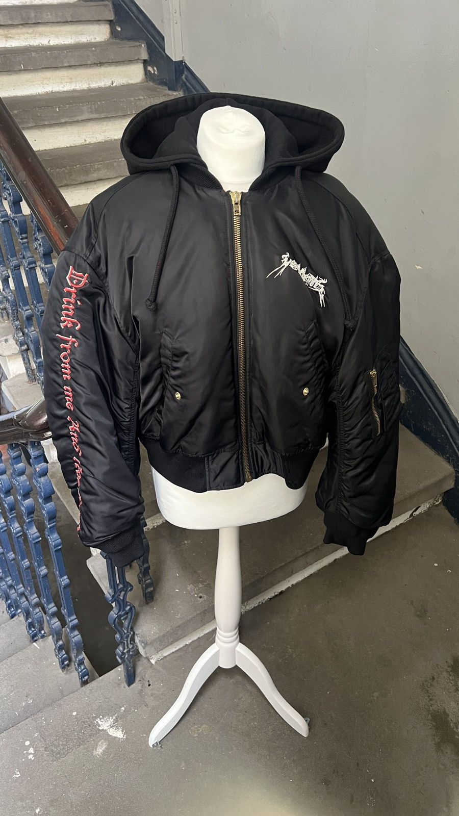 Vetements Vetements Total Darkness TFD Bomber Size XS / US 0-2 / IT 36-38 - 2 Thumbnail