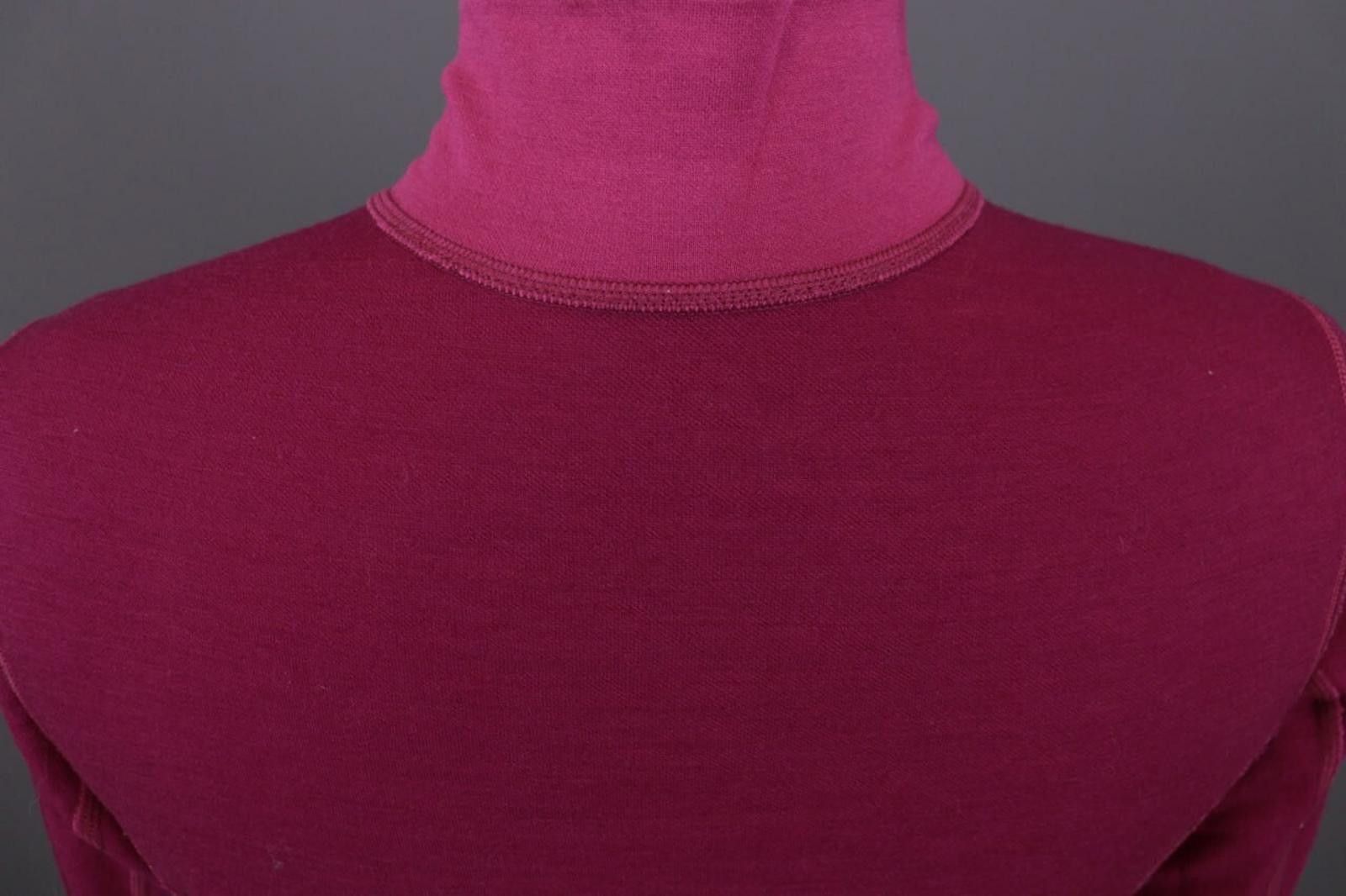 ORTOVOX Ortovox Burgundy Pink Lightweight Wool Base Layer Size M Size M / US 6-8 / IT 42-44 - 12 Thumbnail