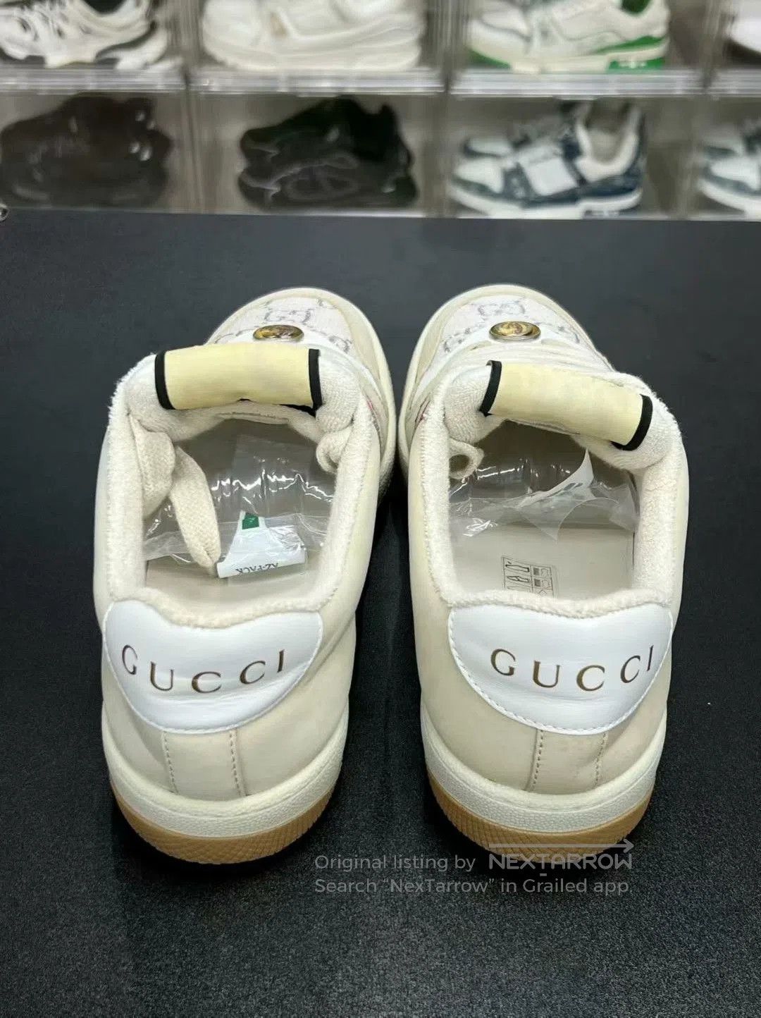 Gucci gucci screener sneakers in beige color. Size US 6.5 / EU 39-40 - 7 Thumbnail