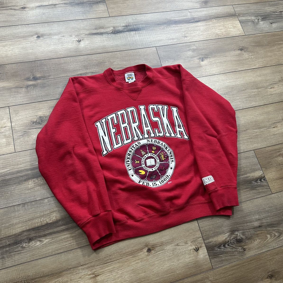 Other Vintage 90s Nebraska Huskers Made in USA Crewneck Pullover Size US XL / EU 56 / 4 - 2 Thumbnail