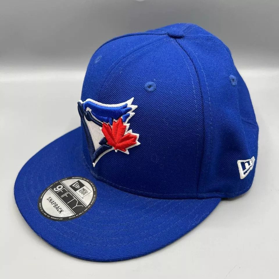 New Era Toronto Blue Jays Hat Men Blue 9Fifty New Era Snap Back Cap Size ONE SIZE - 2 Thumbnail