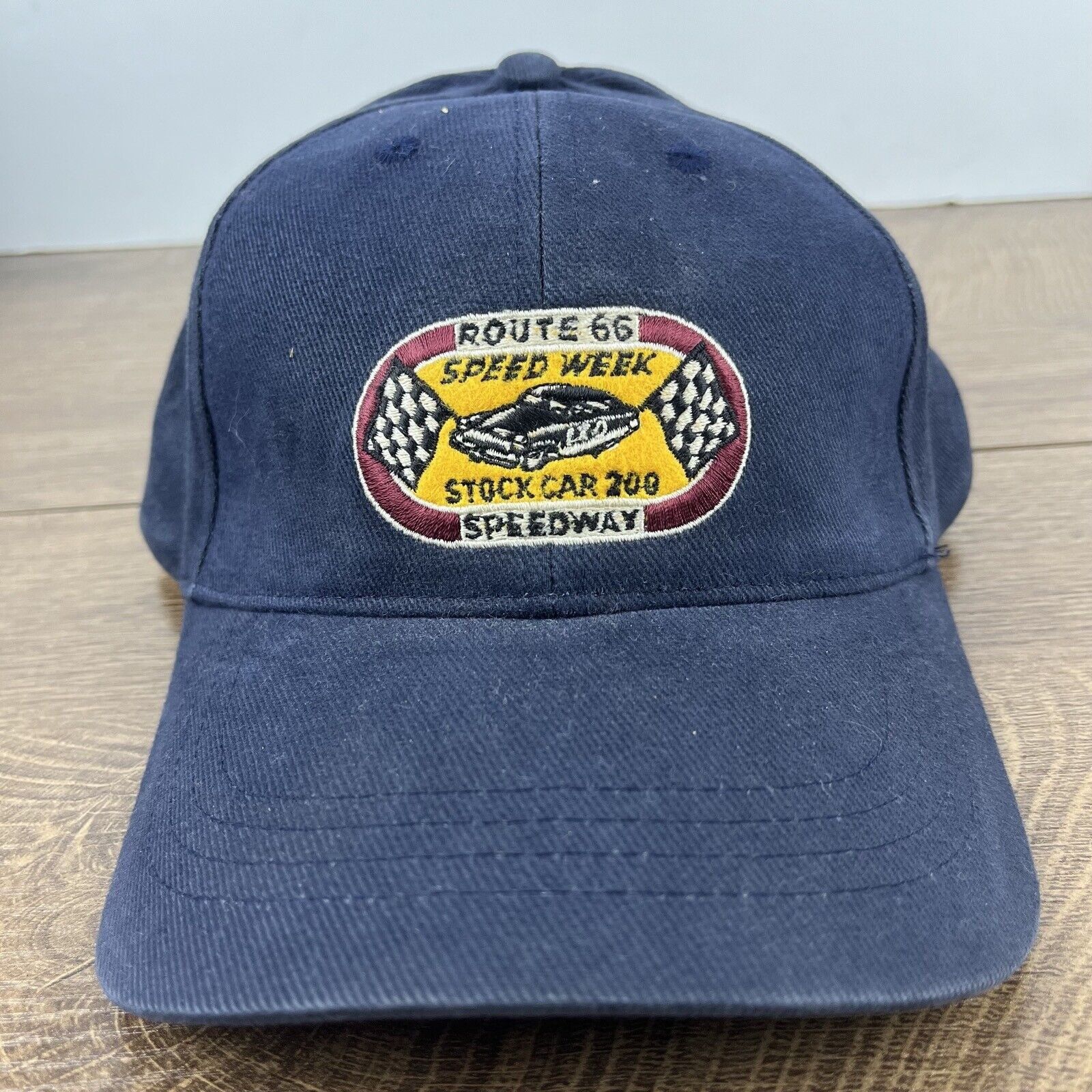 Other Route 66 Speedway Hat Speed Week Hat Blue Cap Adjustable Blu Size ONE SIZE - 3 Thumbnail