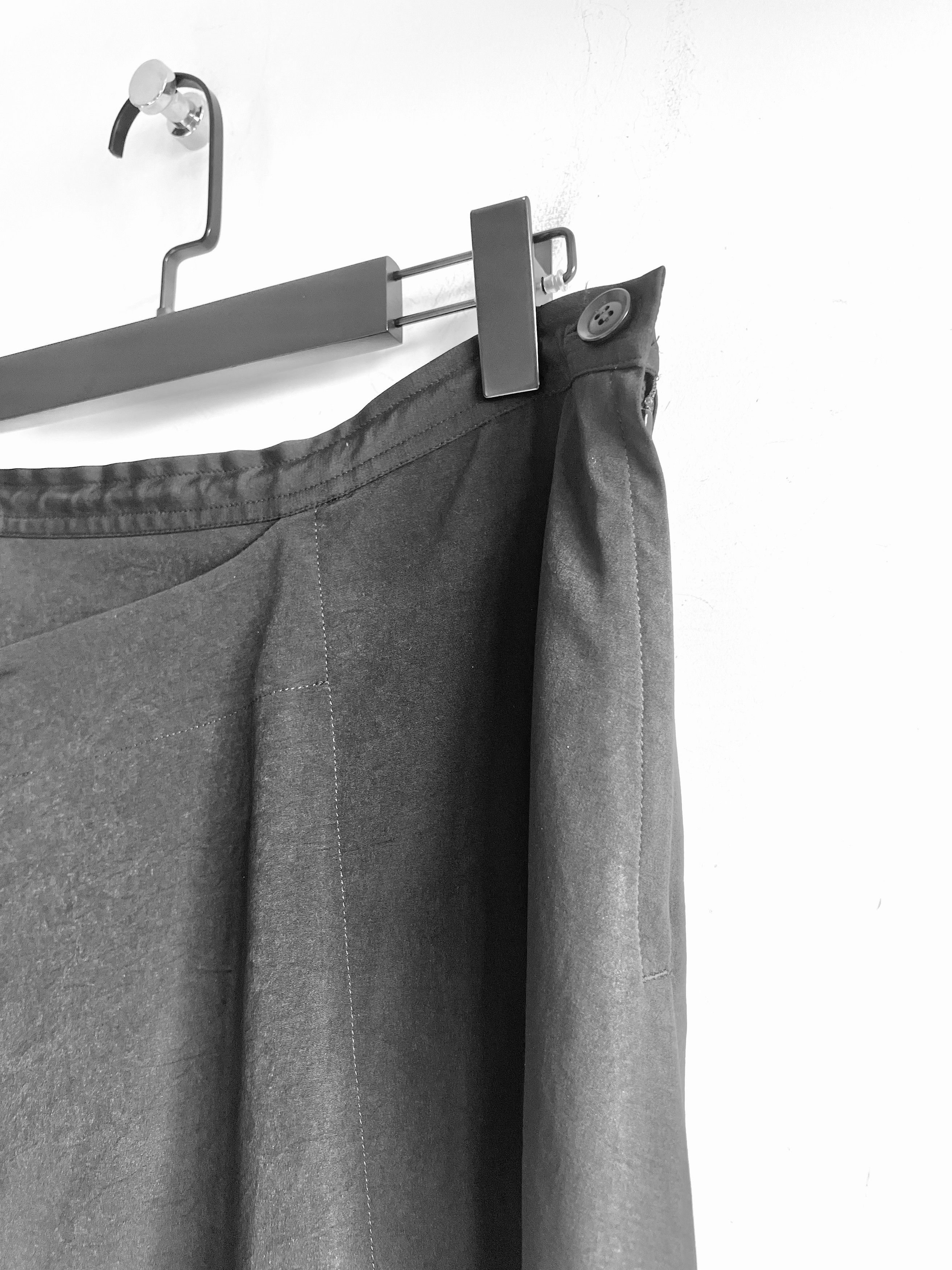 Yohji Yamamoto Yohji Yamamoto Y's - DE CHINE Asymmetrical Draped Long Skirt Size 30" / US 8 / IT 44 - 6 Thumbnail