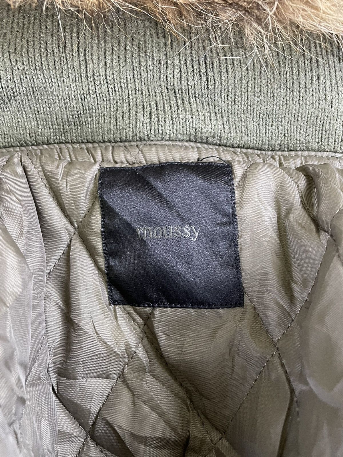MOUSSY MOSSY Japan Multipocket Fur Hoodie Parka Jacket Size US S / EU 44-46 / 1 - 6 Thumbnail