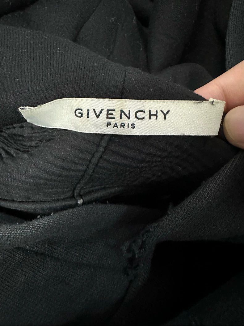 Givenchy Givenchy Red Letter Burnt-Out Destructive Hoodie Size US XL / EU 56 / 4 - 3 Thumbnail