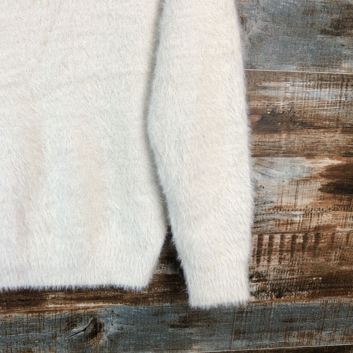 Vintage DLL Majestic Legon Cream Mohair Knitwear #C049 Size M / US 6-8 / IT 42-44 - 16 Thumbnail