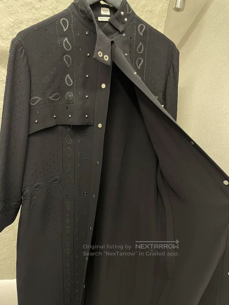 Hermes Hermes Black Dress Size XXS / US 00 / IT 34 - 6 Thumbnail