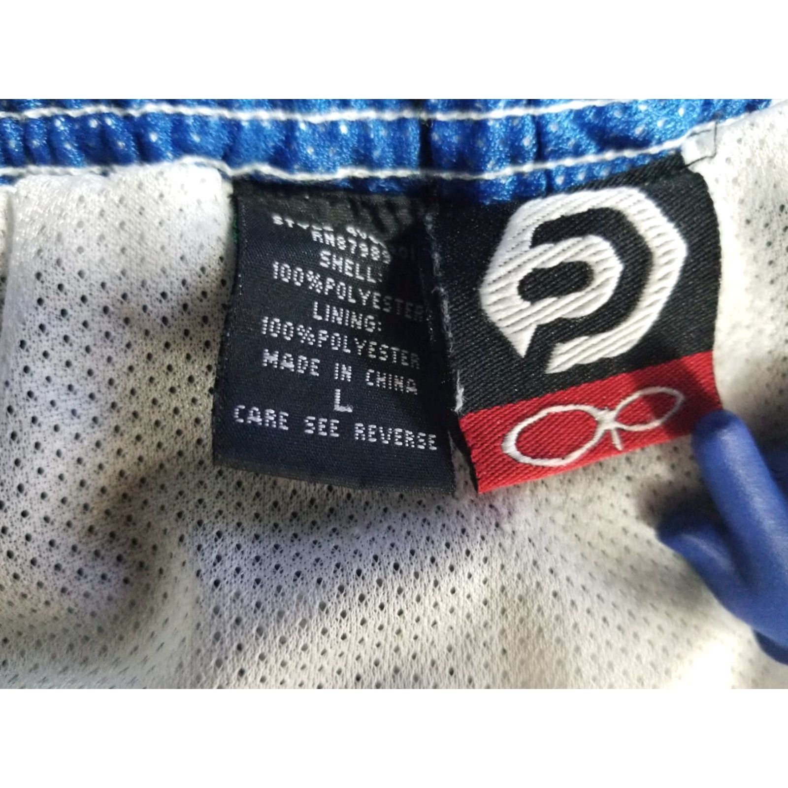 Ocean Pacific VINTAGE Ocean Pacific Board Shorts Swim Trunk Mens L Blue Ombré Drawstring Pockets Above-the-Knee Size US 33 - 6 Thumbnail