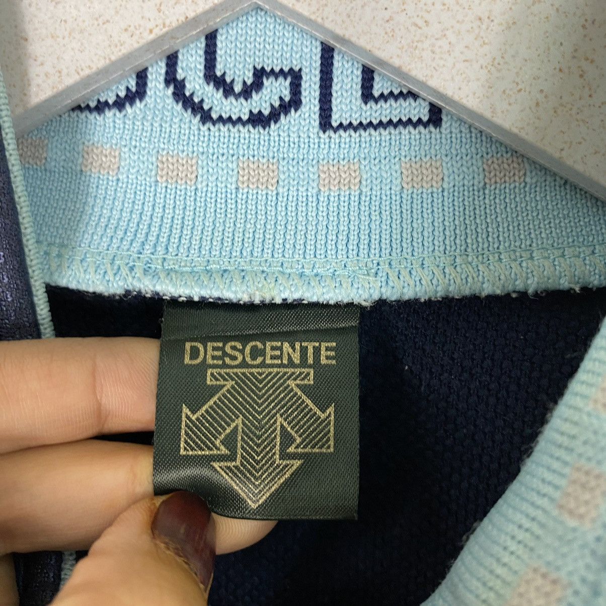 Descente × Japanese Brand 💥90s DESCENTE SPORT TRACK TOP ZIPER JACKET Size US L / EU 52-54 / 3 - 11 Thumbnail