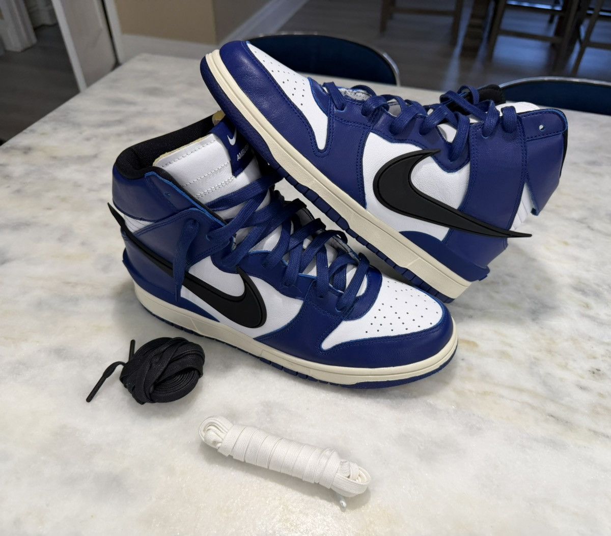 Nike AMBUSH x Nike Dunk High Deep Royal Size 10 Size US 10 / EU 43 - 1 Thumbnail