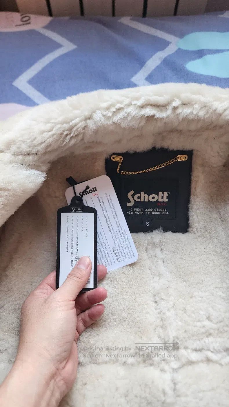 Schott Schott B3 fur one-piece sheepskin Size US S / EU 44-46 / 1 - 7 Thumbnail