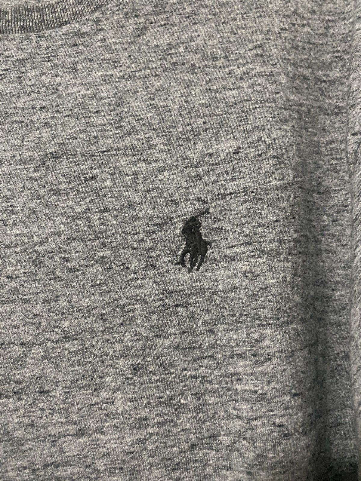 Polo Ralph Lauren × Vintage Gray Polo Ralph Lauren T-Shirt Size US L / EU 52-54 / 3 - 3 Thumbnail