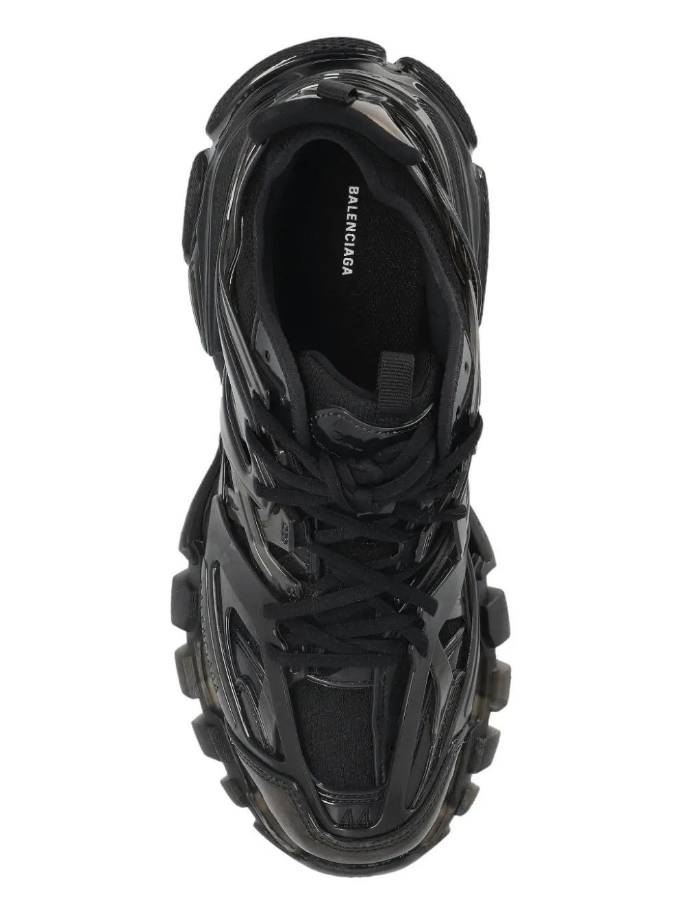 Balenciaga o1tr1nto1125 Track Jelly Sneakers in Black Size US 7 / EU 40 - 6 Thumbnail