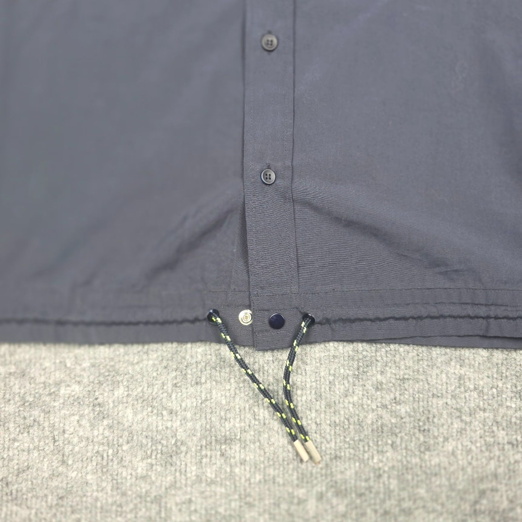 OAMC OAMC Cord Shirt Men's Large Black Snap Pocket Cotton Made Italy Pit Stains Size US L / EU 52-54 / 3 - 4 Thumbnail