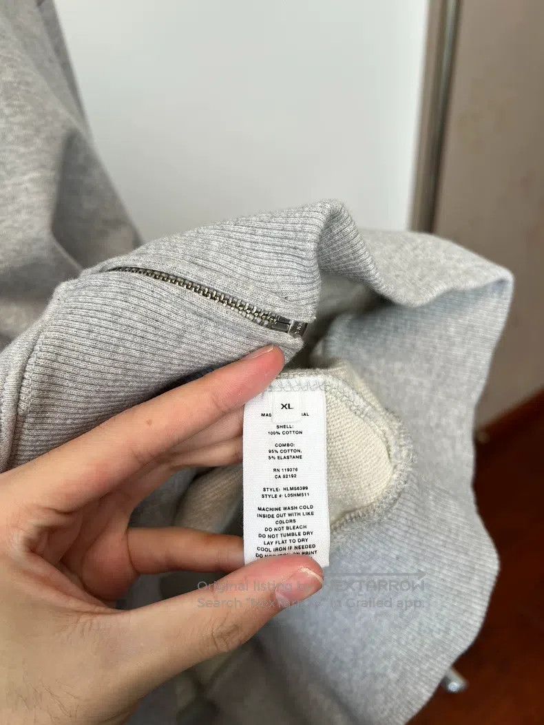 Helmut Lang HELMUT LANG Color Printed Oversized Zip-up Hoodie Size US XL / EU 56 / 4 - 6 Thumbnail