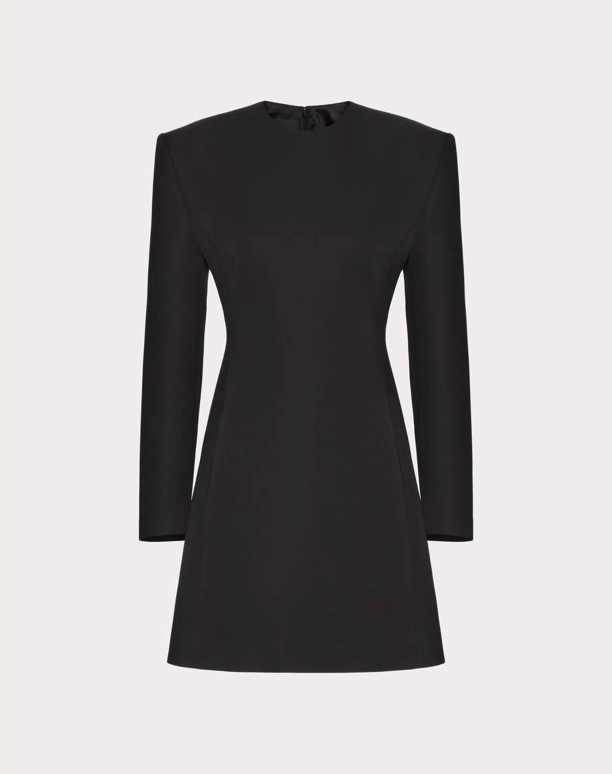 Valentino o1s1wg110426 Grisaille Short Dress in Nero Size M / US 6-8 / IT 42-44 - 1 Thumbnail