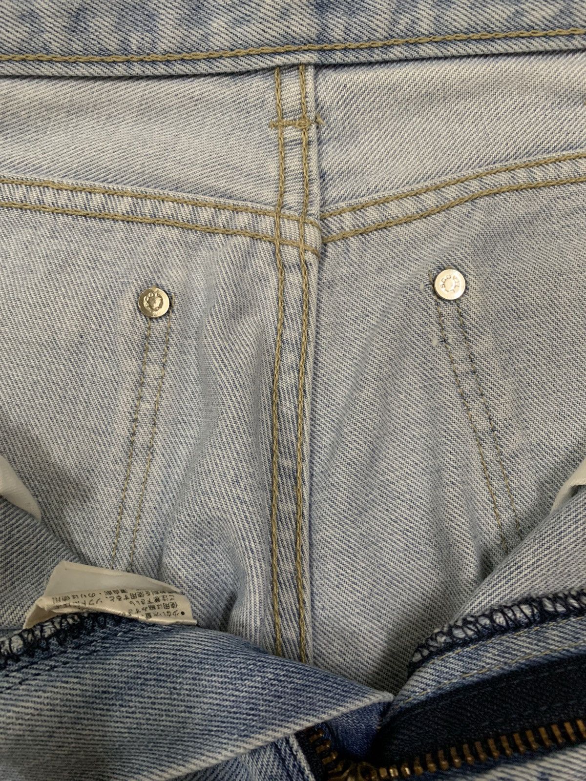 Wrangler Vintage 90s Wrangler Blue Washed Straight Leg Ripped Jeans Size US 29 - 17 Thumbnail
